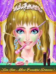 princess makeup and dressup salon game