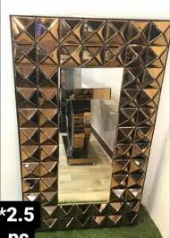 Mdf Luxury Decorative Wall Mirror Big Size