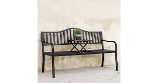 Dagno Garden Bench With Folding Table