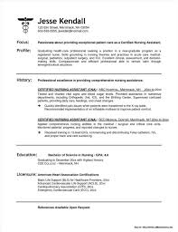 12 13 Sample Resumes For Nursing Assistants Mysafetgloves Com