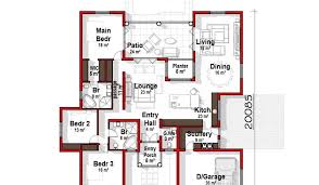House Floor Plans 270sqm 3 Bedroom