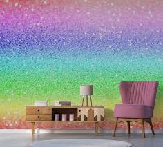 Romantic flowers rainbow sky starry sky shin rocks smiley face volleyball vampire unicorn yellow. Rainbow Wallpaper For The Colour Obsessed Wallsauce Ae