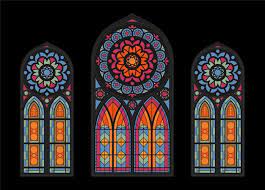Gothic Window Vectors Ilrations