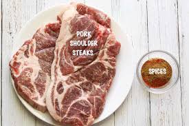 pan fried pork shoulder steak healthy