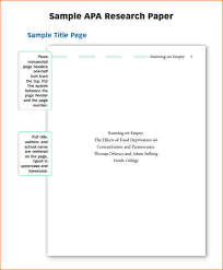 Argument essay research paper outline samples APA Style Sample Papers th  and th edition how write clinicalneuropsychology us