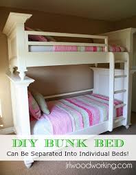 Diy Twin Over Twin Flat Panel Bunk Bed