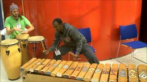 The xylophone (from the greek meaning 'wooden sound') is a musical instrument in the percussion family which probably originated in indonesia. Biggest Xylophone In The World Youtube