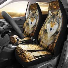 Pin On Wolf Car Seat Covers