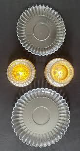 2 Tier Illuminated Mercury Glass