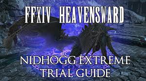 It can be unlocked by completing the quest nidhogg's rage by alys in mor dhona. Ffxiv Heavensward Nidhogg Extreme Trial Guide Nidhogg S Rage Youtube