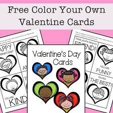 To print the cards below, click on the link and use the print icon to print. Free Printable Valentine Cards To Color For Kids Set Of 8 Cards