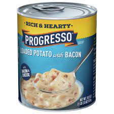 progresso soup loaded potato with bacon