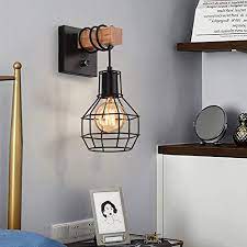 Lightess Black Wall Sconces With Dimmer