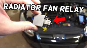 The radiator fan relay is mounted next to the battery. Radiator Cooling Fan Relay Location And Replacement Ford Focus Mk3 2012 2018 Youtube