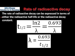 C 7 Rate Of Radioactive Decay Hl