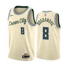 We have the official herd jerseys from nike and fanatics authentic in all the sizes, colors, and styles get all the very best milwaukee bucks jerseys you will find online at www.nbastore.eu. Bogdan Bogdanovic Milwaukee Bucks 2020 21 City Edition Cream Jersey 2020 Trade