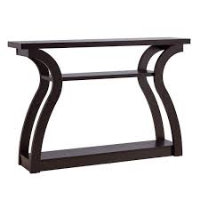 Curved Rectangular Console Sofa Table