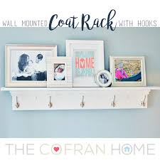 Wall Mounted Coat Rack With Hooks The