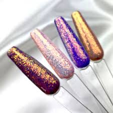 mermaid effect nail glitter art powder