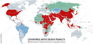 penalty countries world map