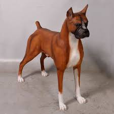Boxer Statue 36 5 Life Size Dog