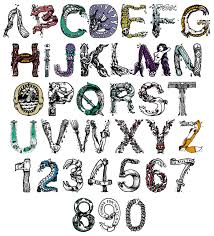 old tattoo font by an artist from