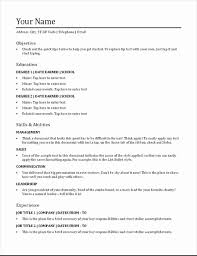 Creating a resume with microsoft word is easy. Cv Resume