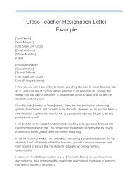 15 teacher resignation letter exles