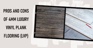 4mm luxury vinyl plank flooring lvp