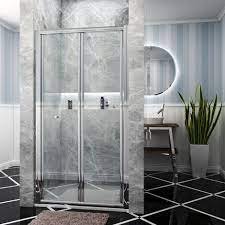 Elegant 860mm Bifold Shower Enclosure