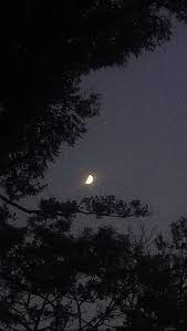 aesthetic moon wallpaper dark sky night ...