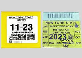 new york state inspection stickers