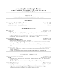 Accounting Resume Objective Examples Cover Latter Sample Sample