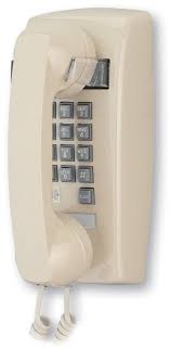 2554 Basic Wall Mount Phone With Flash