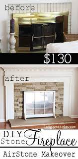 fireplace makeover on a diy budget