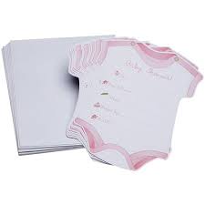 Onesie Girl Fill In Baby Shower Invitations This Darling Die Cut Onesie Is Perfect For Your Next Baby Shower By Wilton
