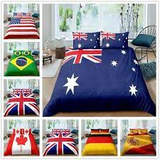 brazil flag 3d bedding set