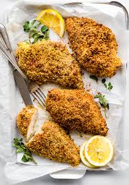 Easy breading without eggs, but with yogurt. Panko Paprika Chicken Cotter Crunch