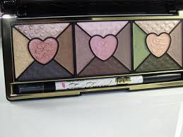 too faced love eyeshadow palette review
