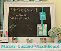turn a mirror into a chalkboard