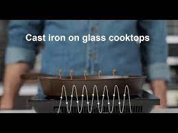 use cast iron on a glass cooktop