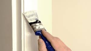 painting a door frame 4 steps for a