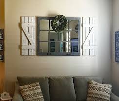 Window Pane Wall Mirror Allbarnwood