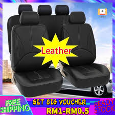2pcs Pu Leather Car Universal Car Seat