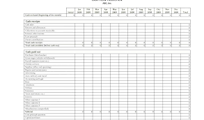 Bookkeeping Paper Template