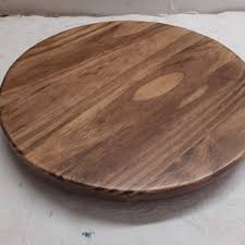 Pine Unfinished Wooden Lazy Susan Turntable Etsy