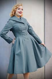 Cleobella 50s Water Resistant Swing Coat By Miss Candyfloss