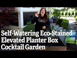 Elevated Planter Box Cocktail Garden