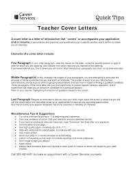 Cover Letter For Teacher Job Application A Easy Template