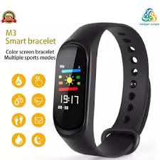 New M3 Colorscreen Multi Touch Smart Bracelet Heart Rate Monitor Bluetooth Smartband Health Fitness Tracker Smart Band Wristband For Android Ios